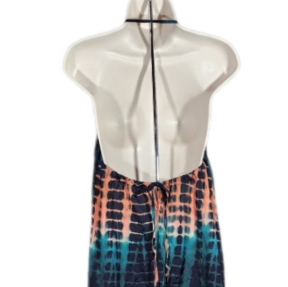 Shein Dress Halter Split Thigh Slit Maxi Green Size S - Picture 12 of 15